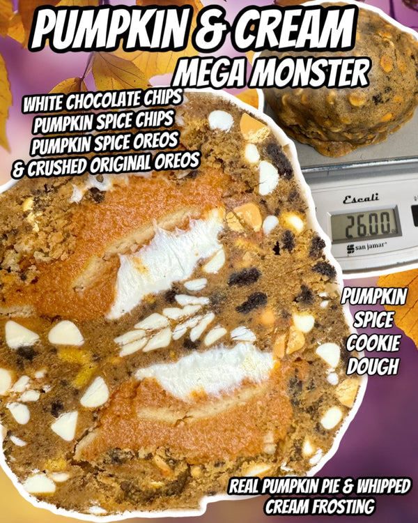 MEGA MONSTER (PUMPKIN & CREAM)