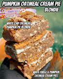 PUMPKIN OATMEAL CREAM PIE BLONDIE