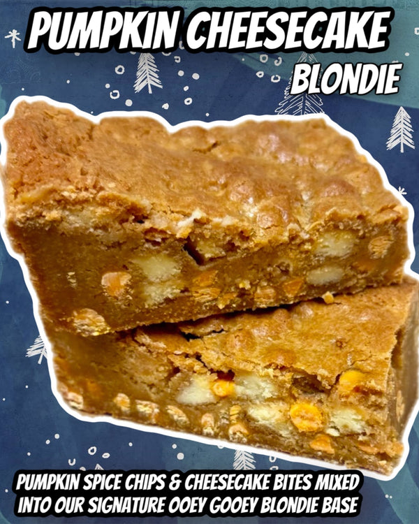 PUMPKIN CHEESECAKE BLONDIE