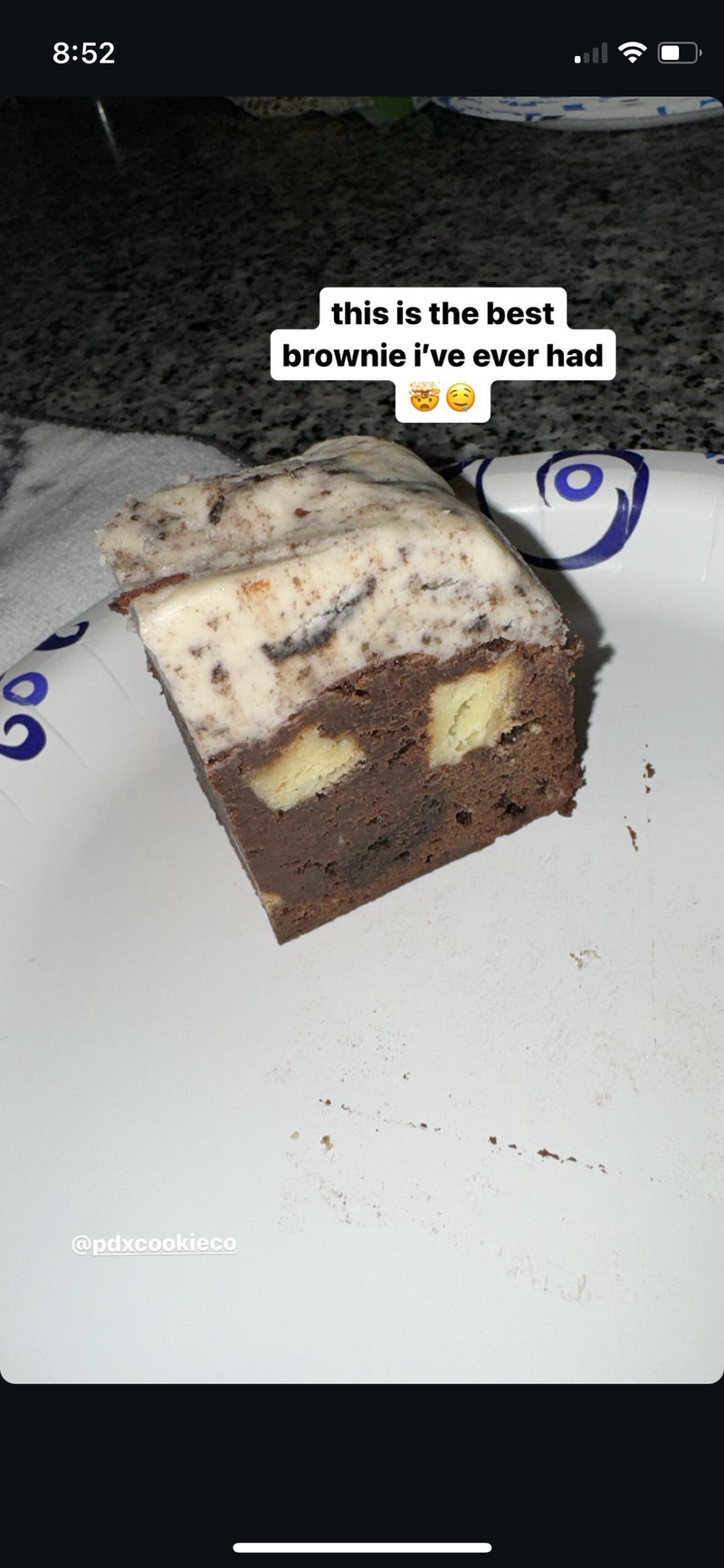 OREO CHEESECAKE BROWNIE