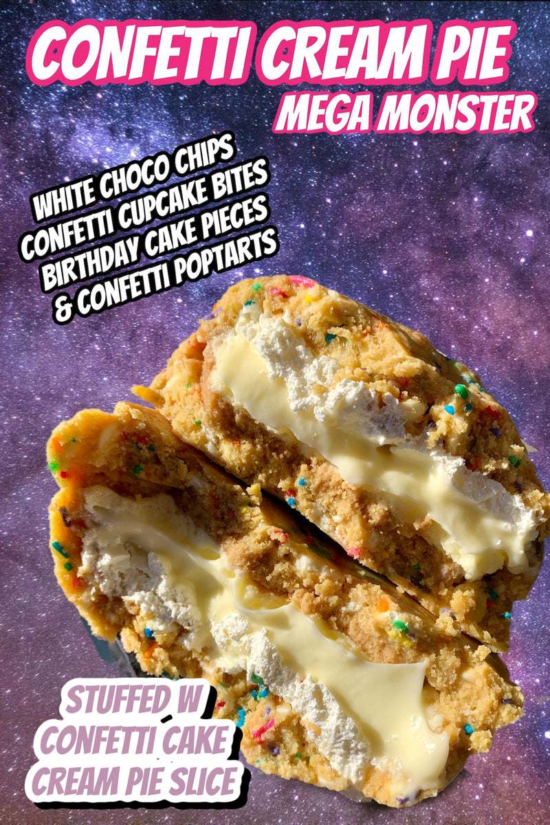 MEGA MONSTER (CONFETTI CREAM PIE)